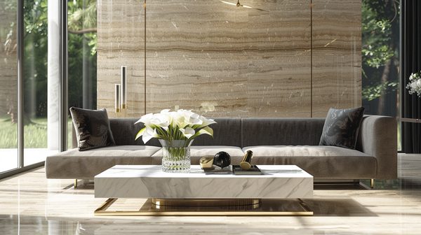 Découvrir le travertin, clé d'une déco intérieure chic